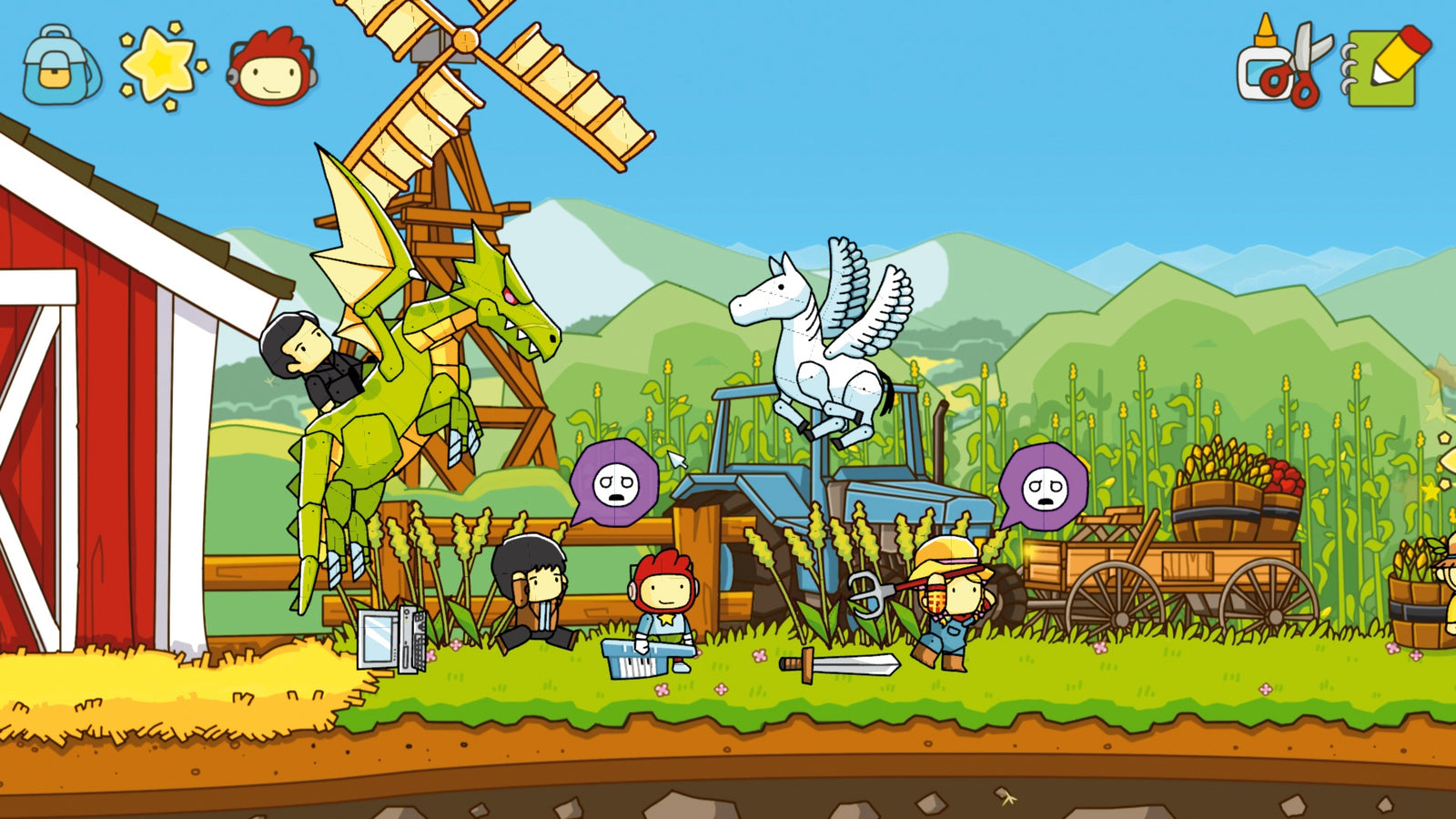Scribblenauts Unlimited [Nintendo Wii U] Nintendo Wii U Video Game Warner Bros.   