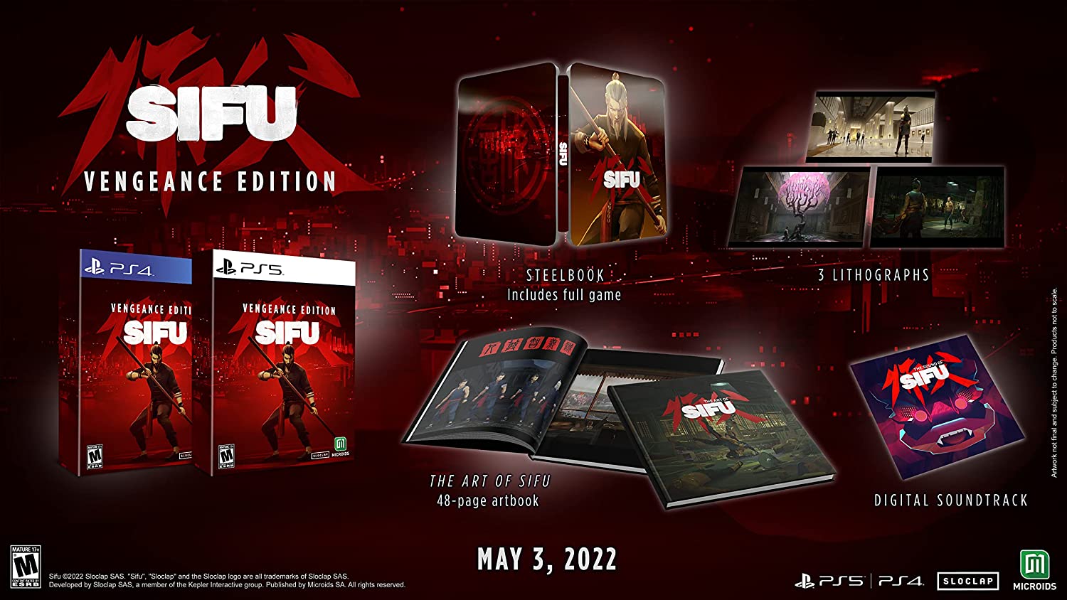 SIFU: Vengeance Edition [PlayStation 4] PlayStation 4 Video Game Microids