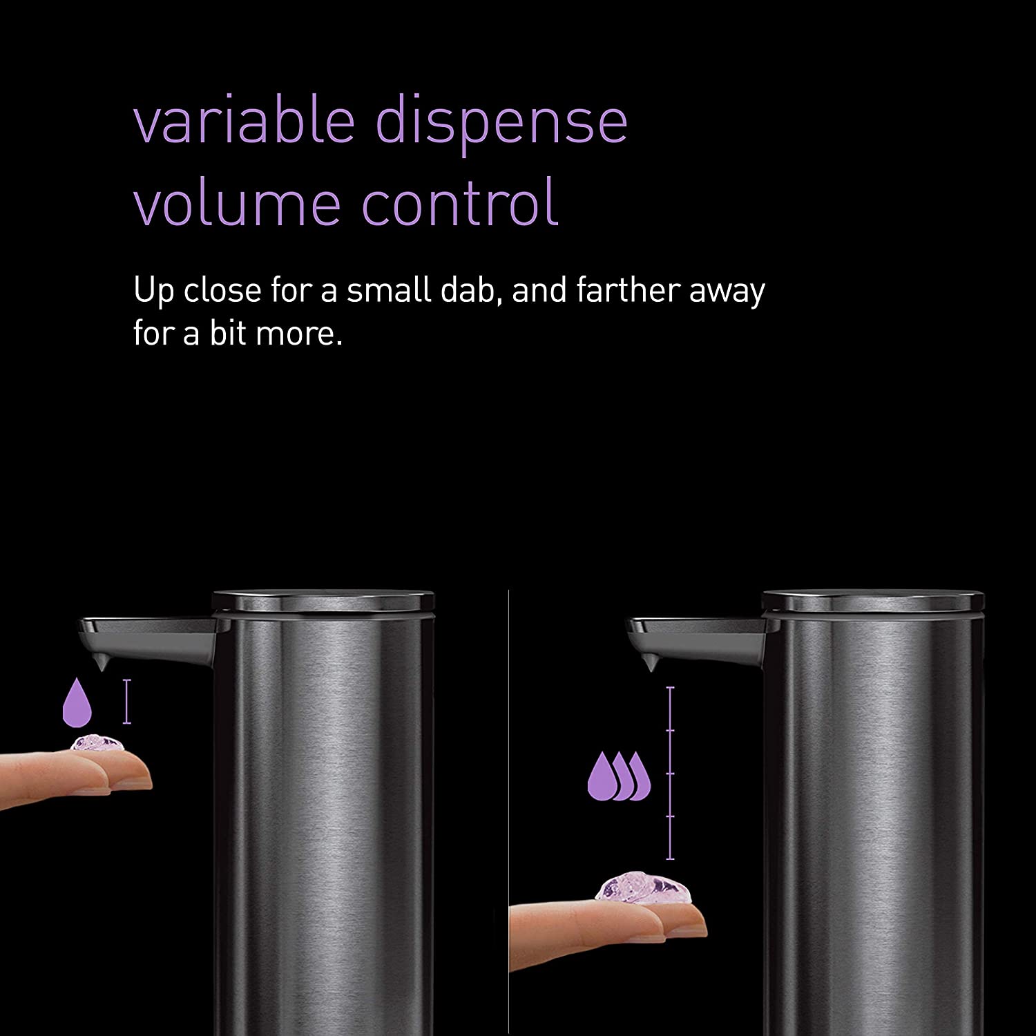 simplehuman 9 oz. Touch-Free Sensor Liquid Soap Pump Dispenser - Brushed Stainless Steel House & Home simplehuman