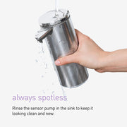 simplehuman 9 oz. Touch-Free Sensor Liquid Soap Pump Dispenser - Brushed Stainless Steel House & Home simplehuman