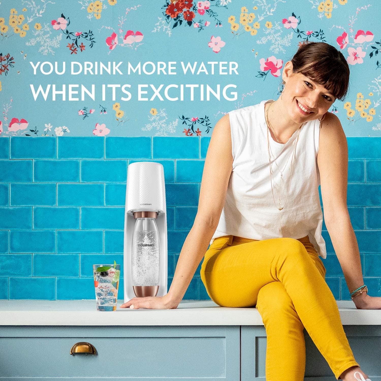 SodaStream Fizzi Sparkling Water Maker Kit - Rose Gold [House & Home] House & Home SodaStream   