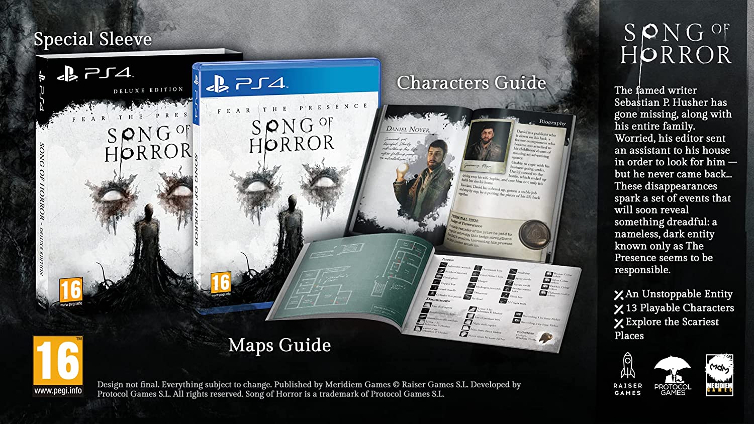 Song of Horror - Deluxe Edition [PlayStation 4] PlayStation 4 Video Game Meridiem Games   