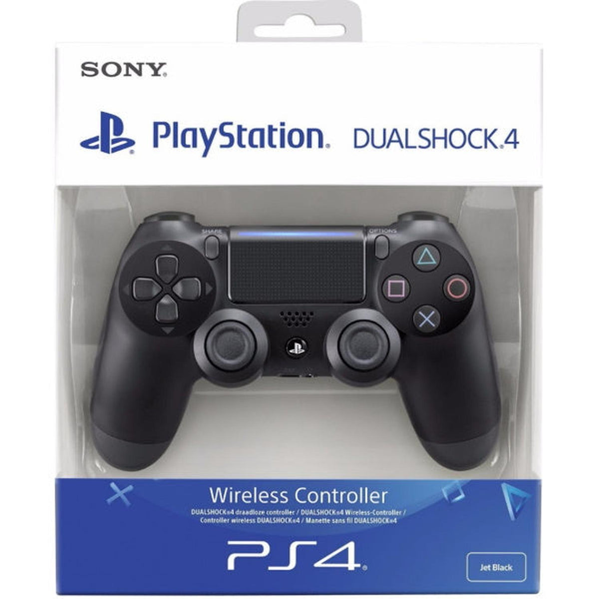 Playstation 4 DualShock 4 Wireless Controller - Jet Black V2 [PlayStation 4 Accessory] PlayStation 4 Accessories Sony   