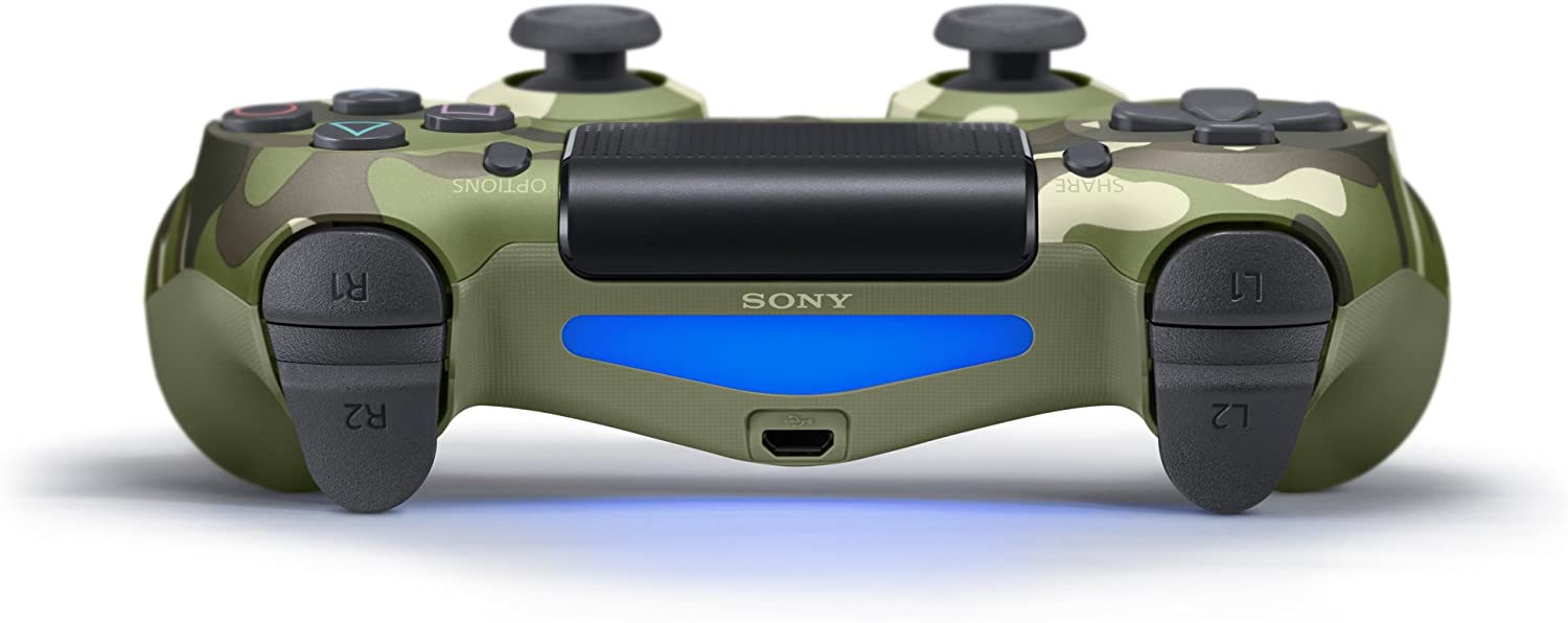 DualShock 4 Wireless Controller - Green Camouflage [PlayStation 4 Accessory] PlayStation 4 Accessories Sony   