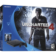 Sony PlayStation 4 Slim Console - Uncharted 4 Bundle - 500GB [PlayStation 4 System] PlayStation 4 Hardware Sony