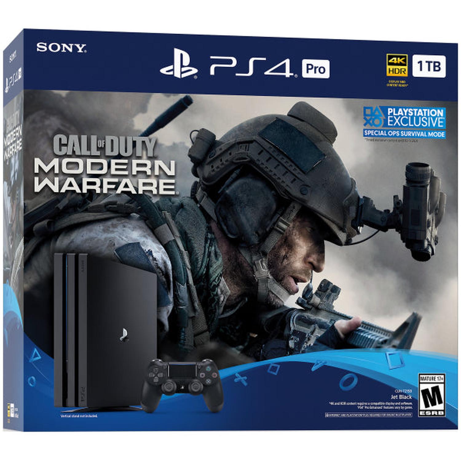 Sony PlayStation 4 Pro Console - Call of Duty: Modern Warfare Bundle Edition - 1TB [PlayStation 4 System] PlayStation 4 Hardware Sony