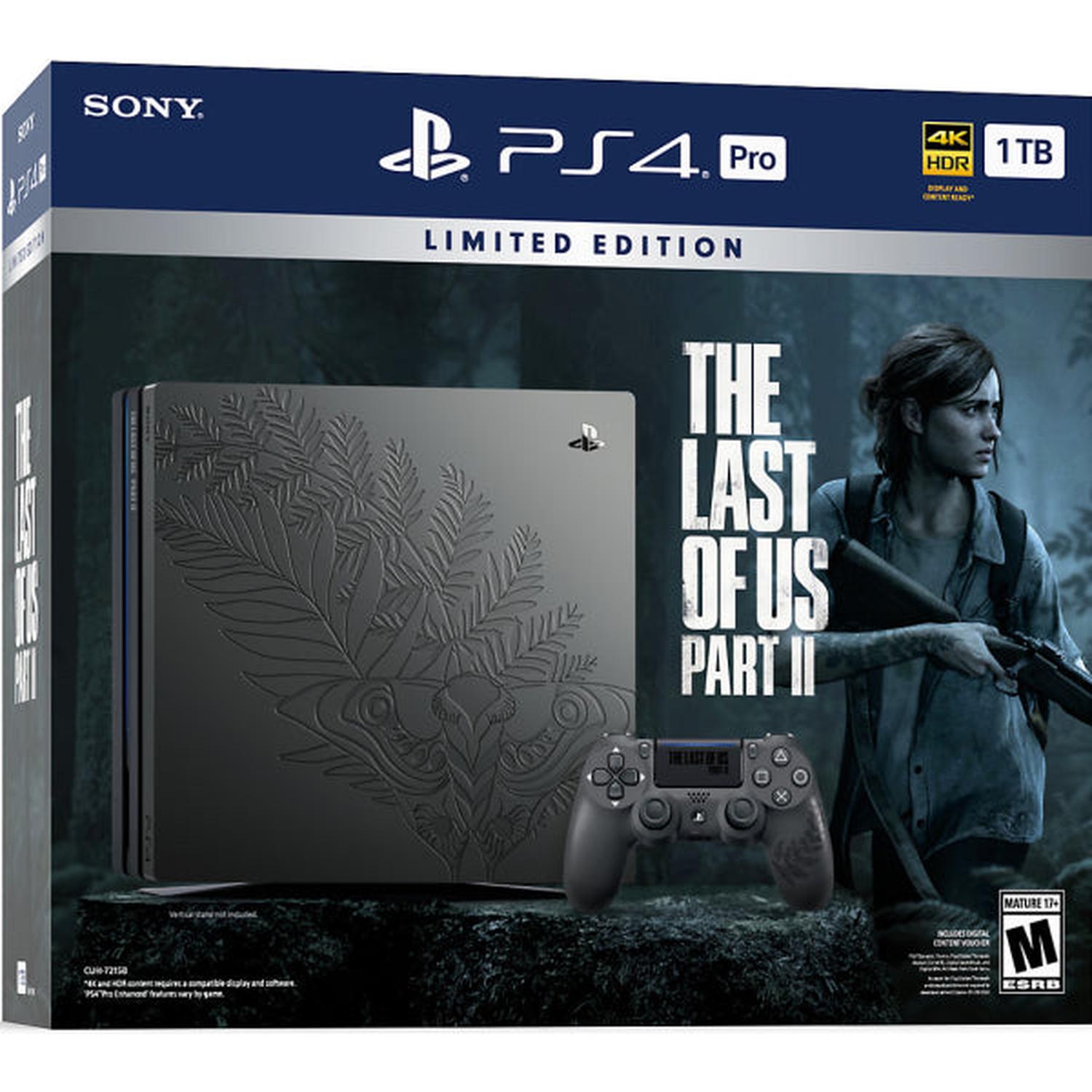 Sony PlayStation 4 Pro Console - The Last of Us Part II Limited Edition Bundle - 1TB [PlayStation 4 System] PlayStation 4 Hardware Sony