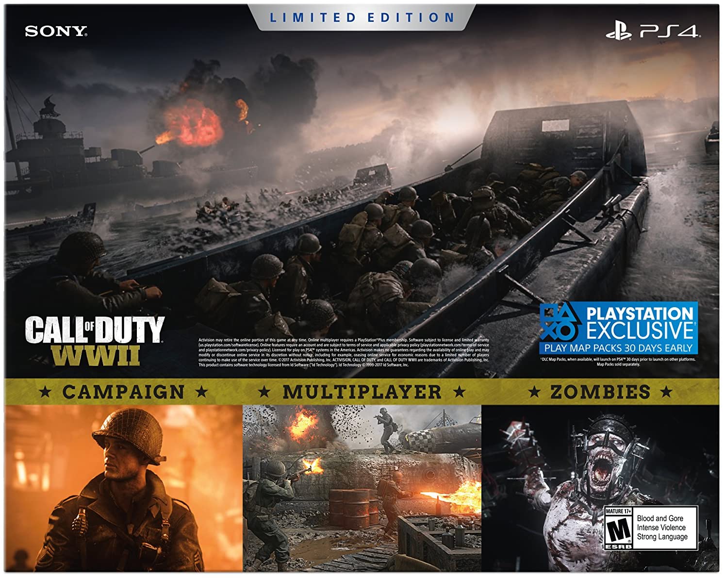 PlayStation 4 Slim Console - Call of Duty: WWII Limited Edition Bundle - 1TB [PlayStation 4 System] PlayStation 4 Hardware Sony