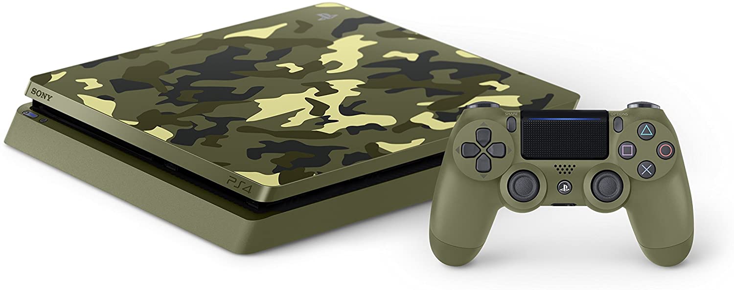 PlayStation 4 Slim Console - Call of Duty: WWII Limited Edition Bundle - 1TB [PlayStation 4 System] PlayStation 4 Hardware Sony