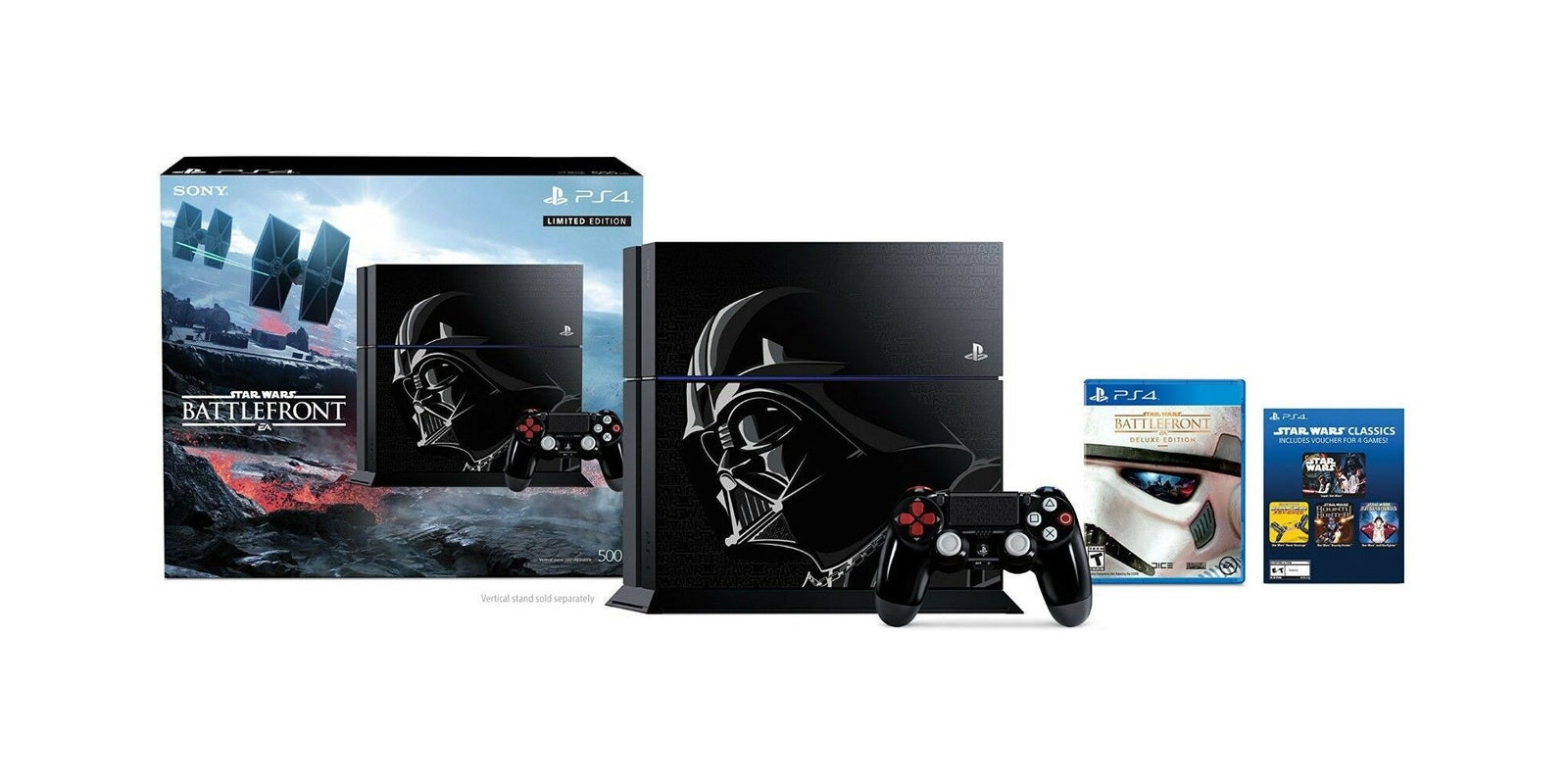 Sony PlayStation 4 Console - Star Wars Battlefront Limited Edition Bundle - 500GB [PlayStation 4 System] PlayStation 4 Hardware Sony