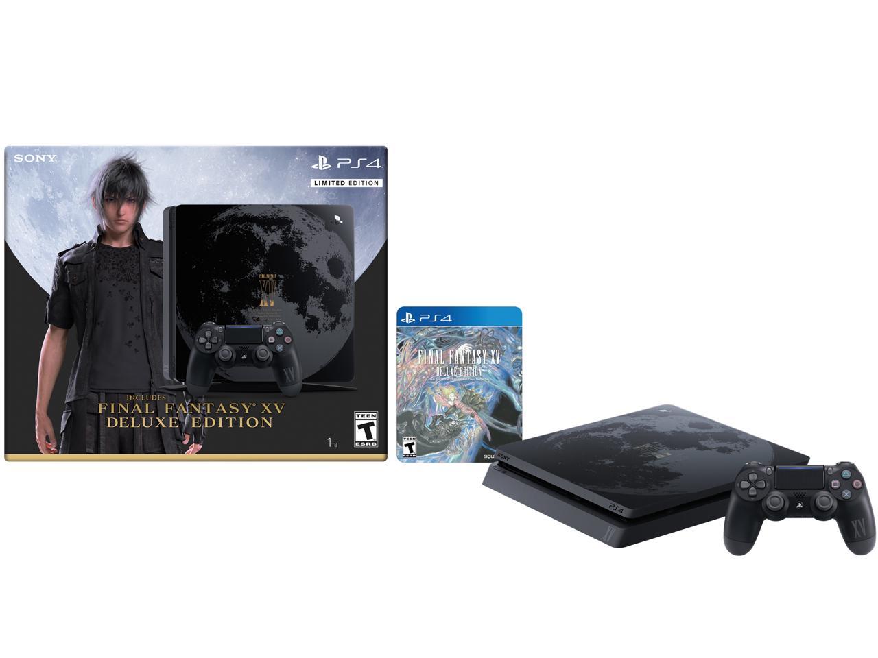 Sony PlayStation 4 Slim Console - Final Fantasy XV Limited Edition Bundle - 1TB [PlayStation 4 System] PlayStation 4 Hardware Sony
