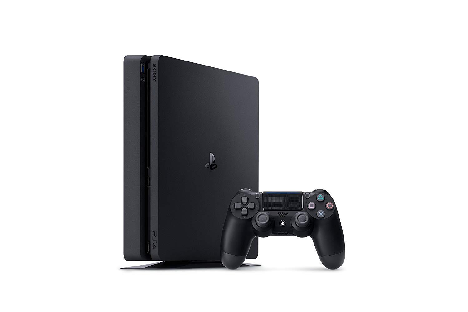 Sony PlayStation 4 Slim Console - Jet Black - 500 GB [PlayStation 4 System] PlayStation 4 Hardware Sony