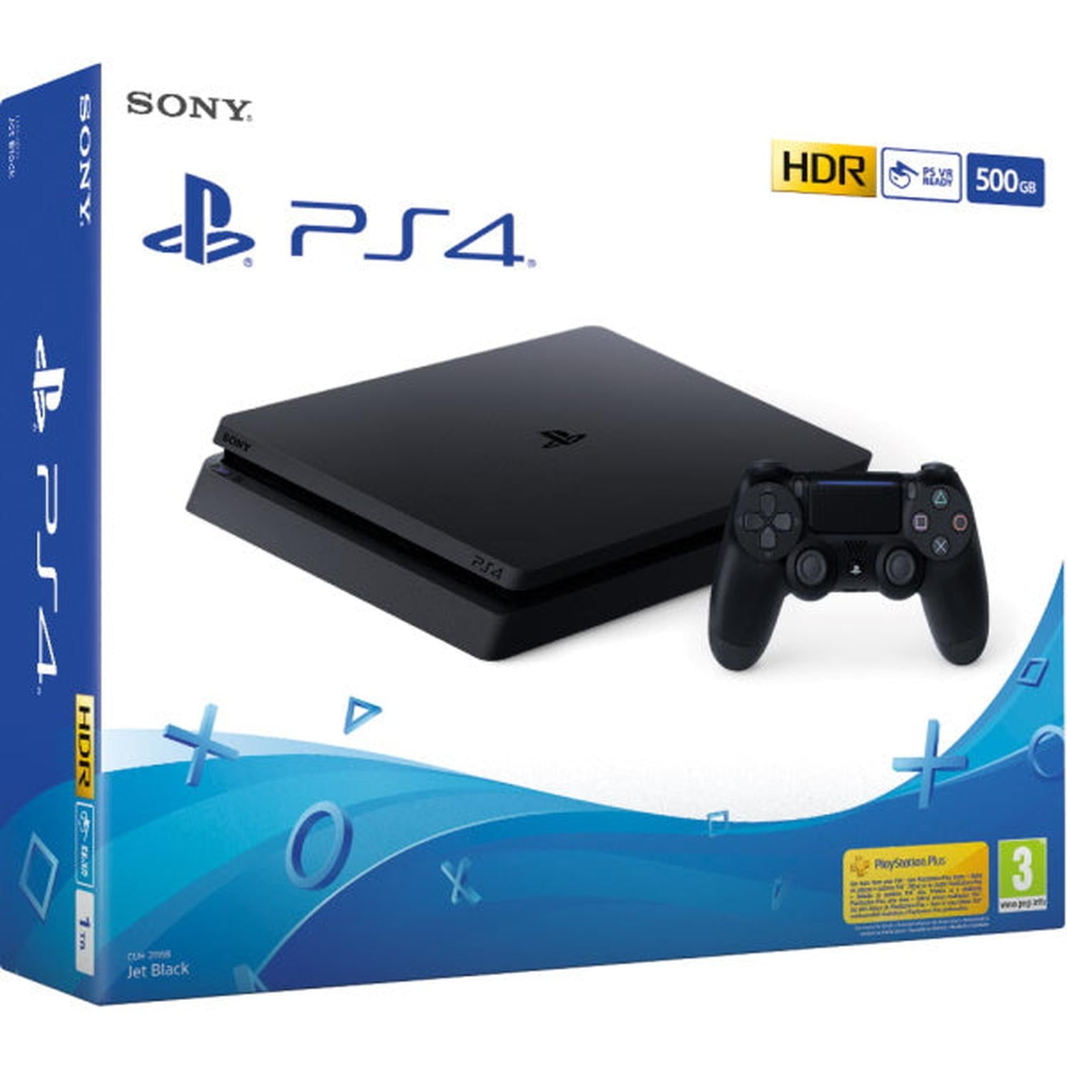 Sony PlayStation 4 Slim Console - Jet Black - 500 GB [PlayStation 4 System] PlayStation 4 Hardware Sony