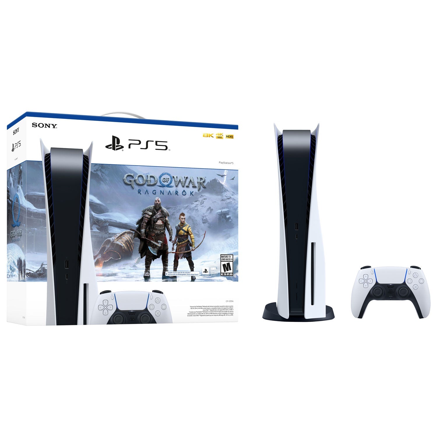 Sony PlayStation 5 Console - Disc Edition - God of War: Ragnarok Bundle [PlayStation 5 System] PlayStation 5 Hardware Sony