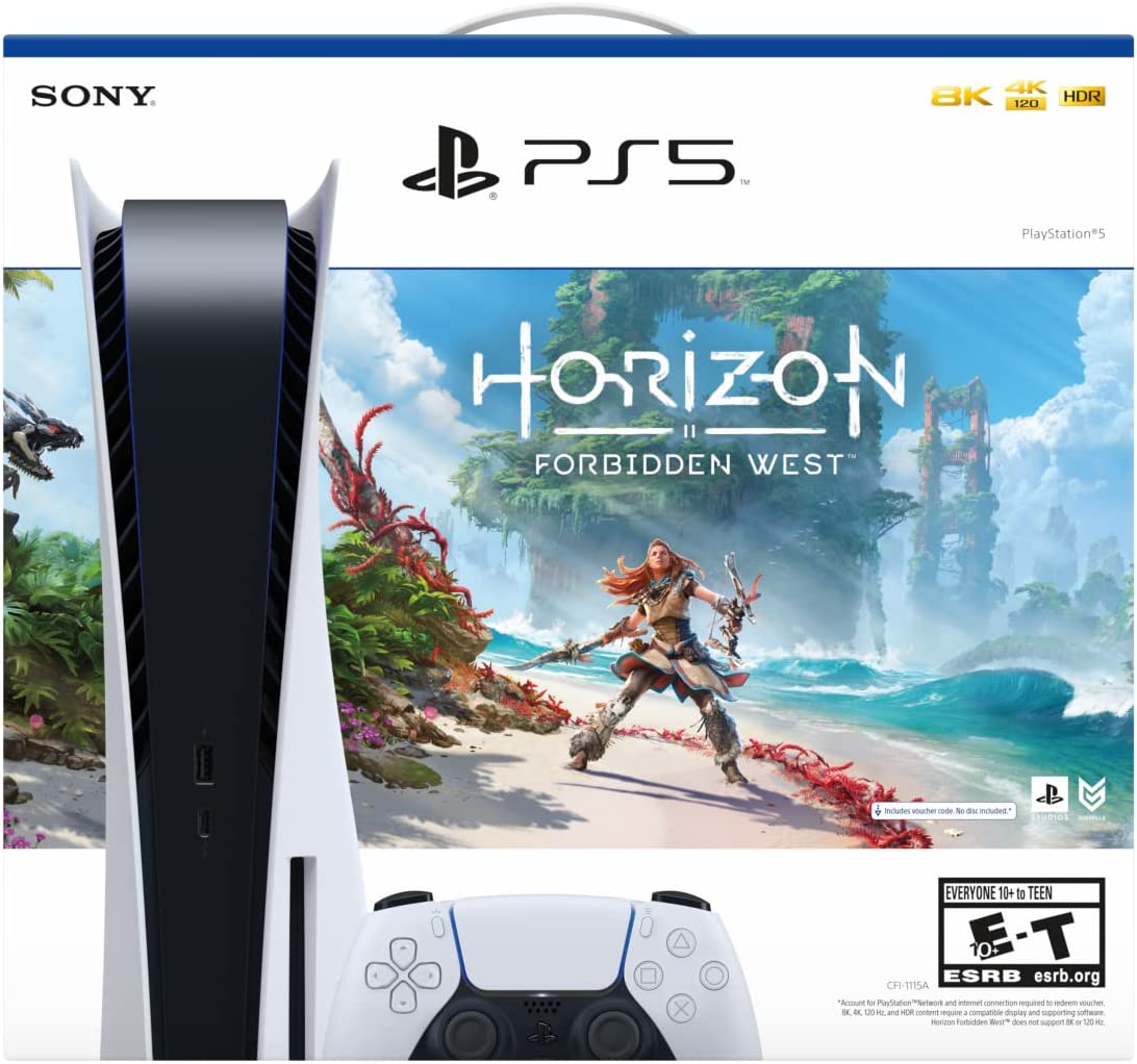 Sony PlayStation 5 Console - Disc Edition - Horizon Forbidden West Bundle [PlayStation 5 System] PlayStation 5 Hardware Sony
