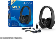 PlayStation Gold Wireless Headset - Black [PlayStation 4 Accessory] PlayStation 4 Accessories Sony   
