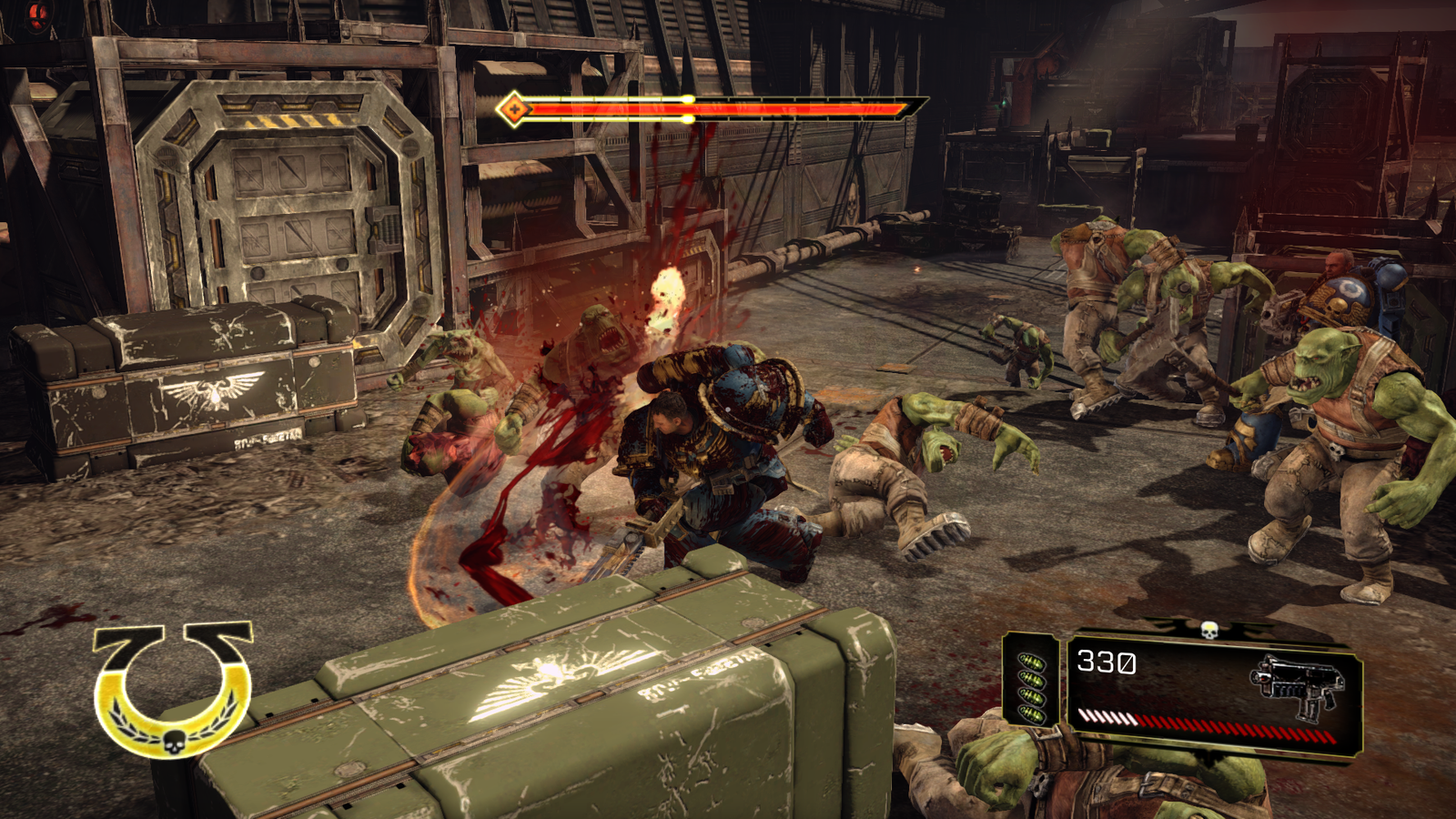 Warhammer 40,000: Space Marine [Xbox 360] Xbox 360 Video Game THQ Nordic   