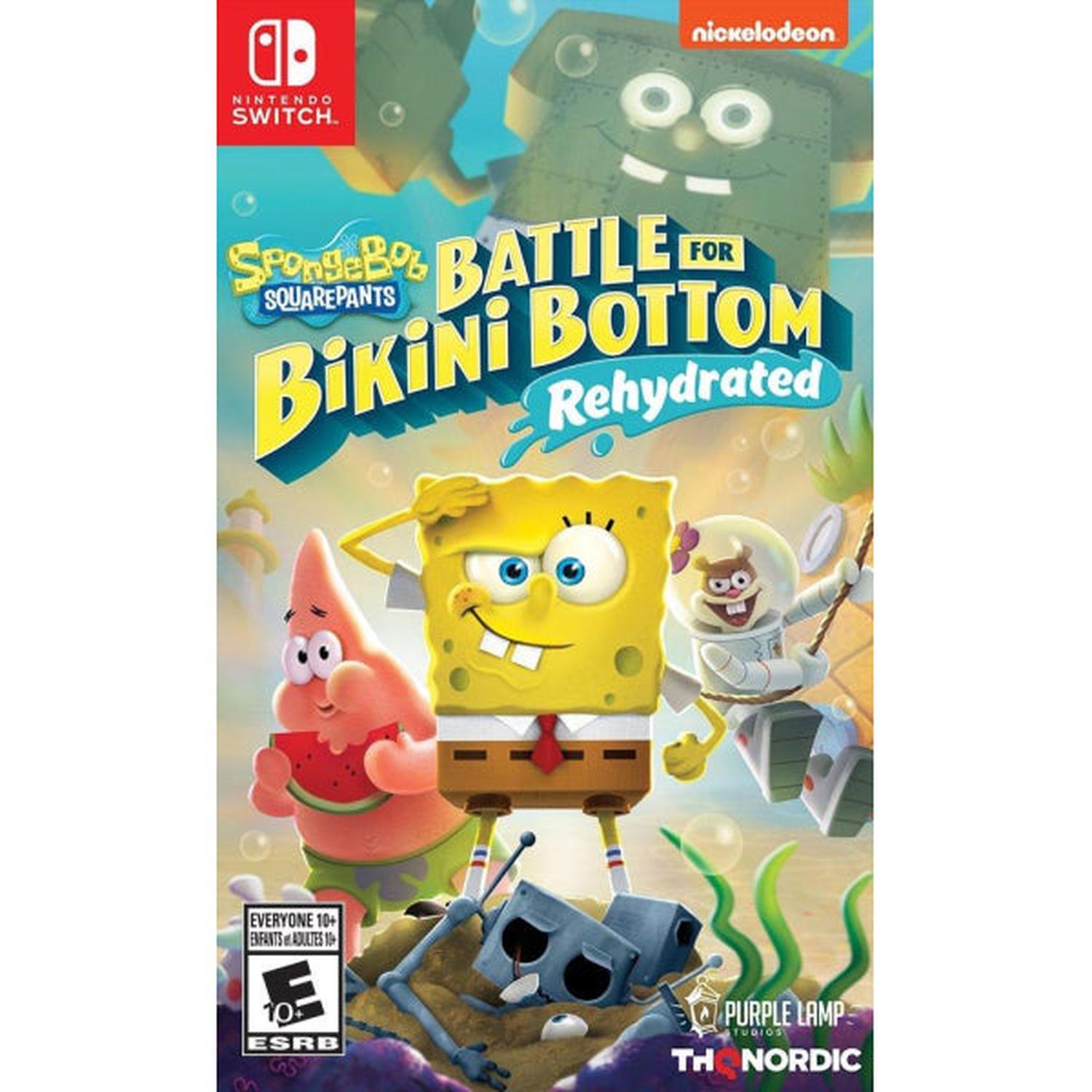 SpongeBob SquarePants: Battle for Bikini Bottom - Rehydrated [Nintendo Switch] Nintendo Switch Video Game THQ Nordic   