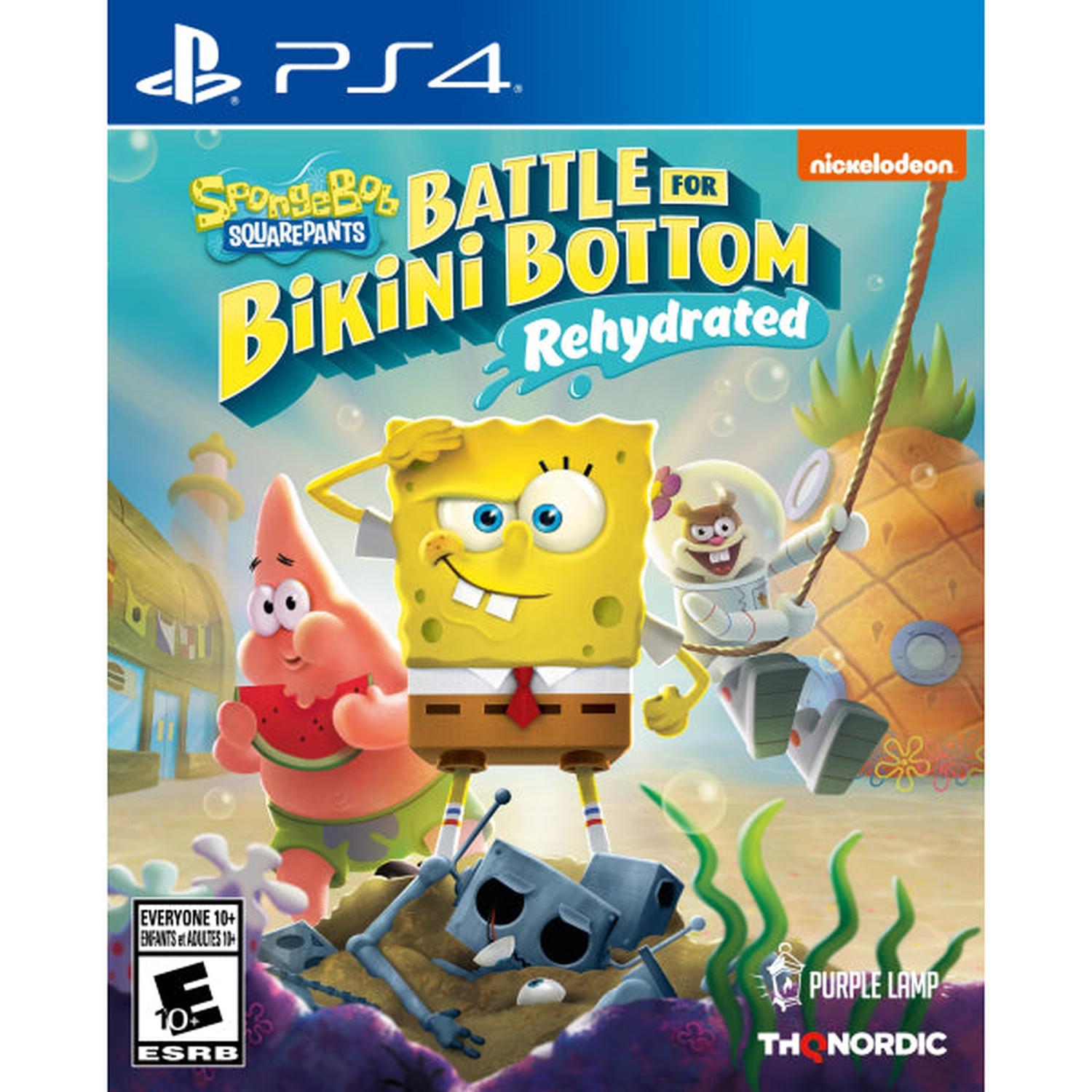 SpongeBob SquarePants: Battle for Bikini Bottom - Rehydrated [PlayStation 4] PlayStation 4 Video Game THQ Nordic   