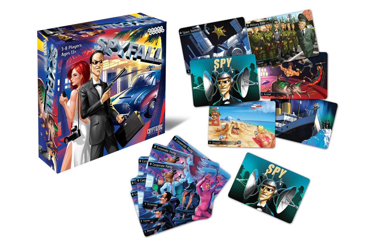 Spyfall Card Game Cryptozoic   