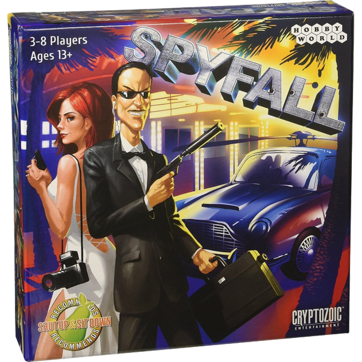Spyfall Card Game Cryptozoic   