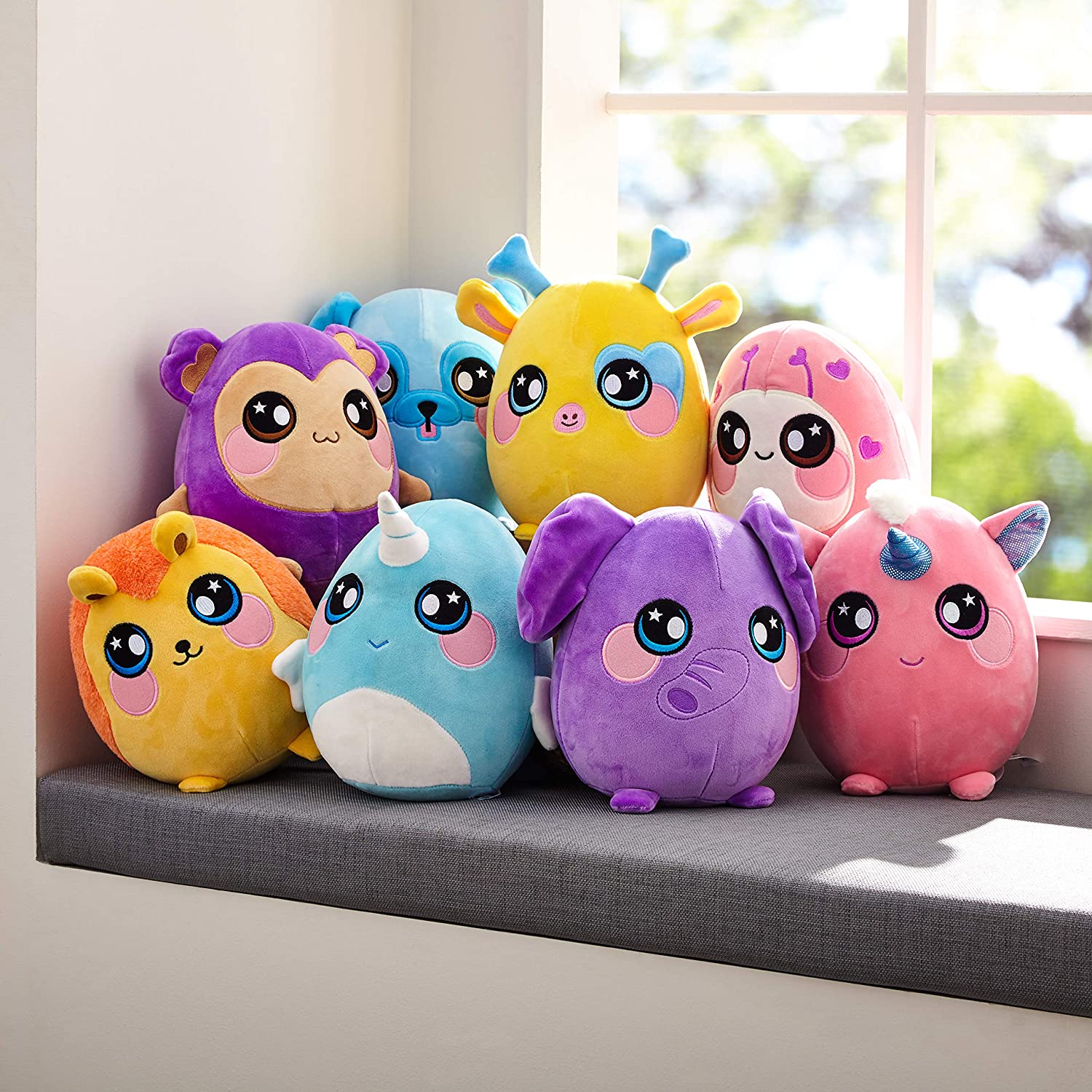 Squeezamals Scented Deluxe Plush - Pink Lady Bug Plushies Squeezamals