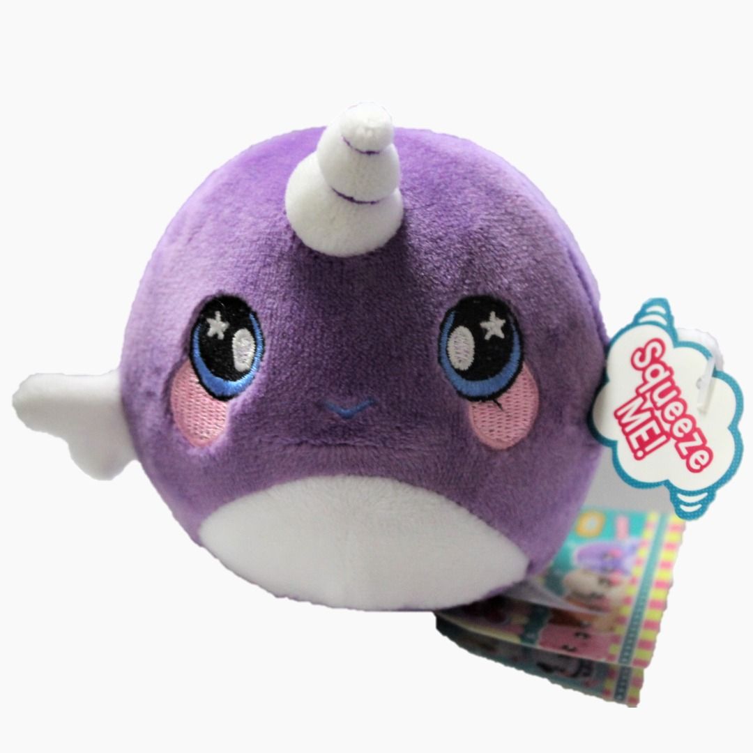 Squeezamals Scented Plush - Nellie the Narwhal Plushies Squeezamals
