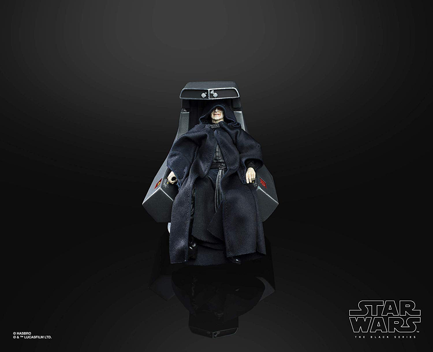 Star Wars: The Black Series - Emperor Palpatine and Throne 6" Action Figure Toys & Games Hasbro