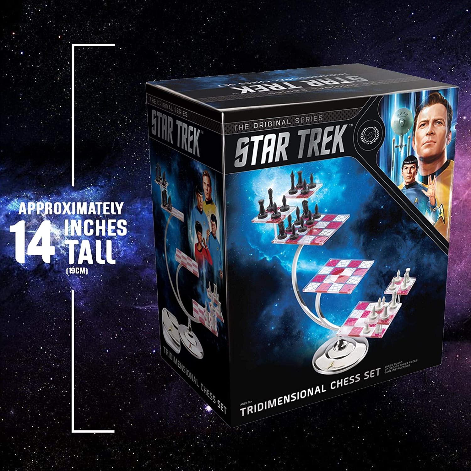 Star Trek Tridimensional Chess Set Toys & Games The Noble Collection