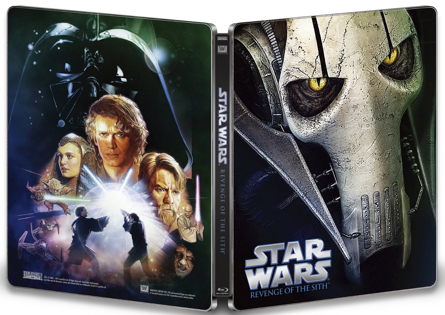 Star Wars: Episodes 1-6 - Limited Edition SteelBook Combo [Blu-ray] DVDs & Blu-Rays Disney   