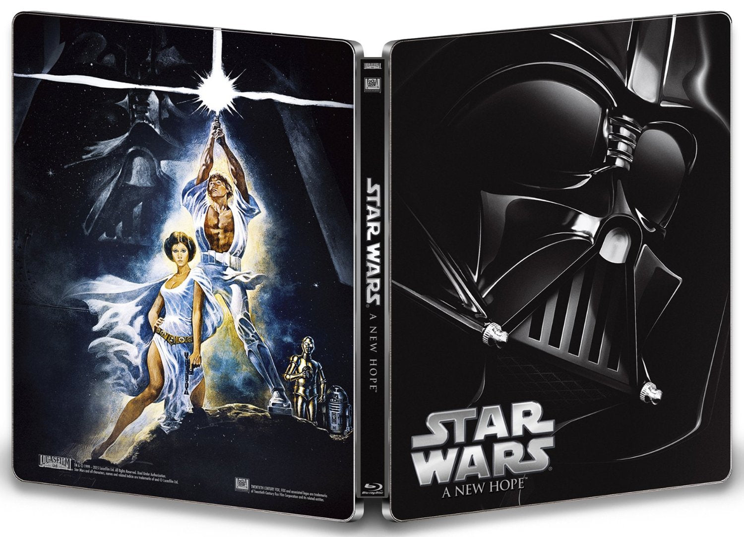 Star Wars: Episodes 1-6 - Limited Edition SteelBook Combo [Blu-ray] DVDs & Blu-Rays Disney   