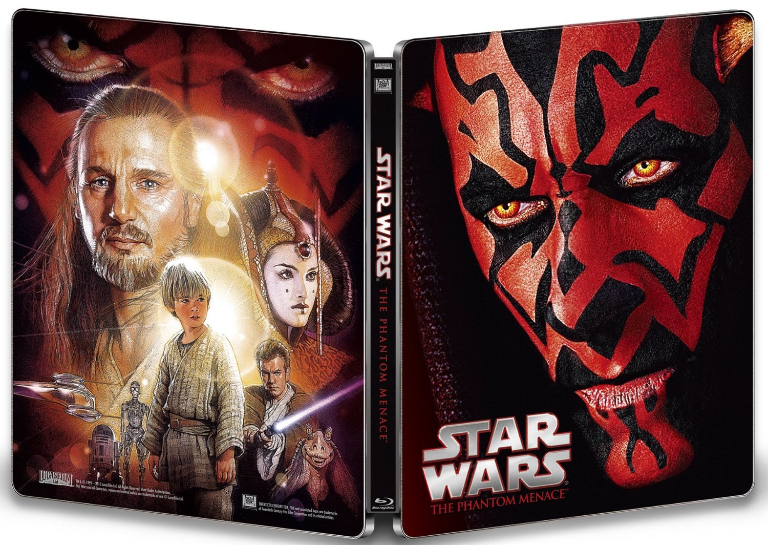 Star Wars: Episodes 1-6 - Limited Edition SteelBook Combo [Blu-ray] DVDs & Blu-Rays Disney   