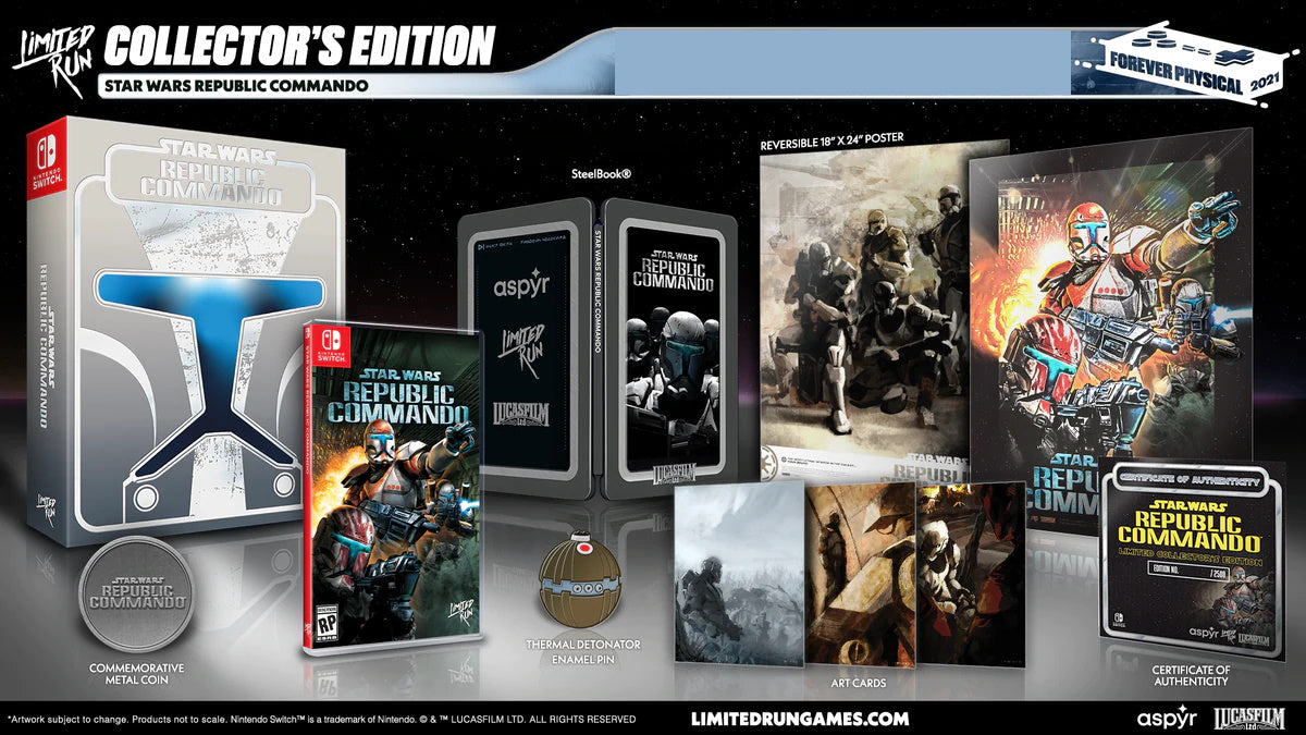 Star Wars: Republic Commando - Collector's Edition - Limited Run #103 [Nintendo Switch] Nintendo Switch Video Game Limited Run Games   