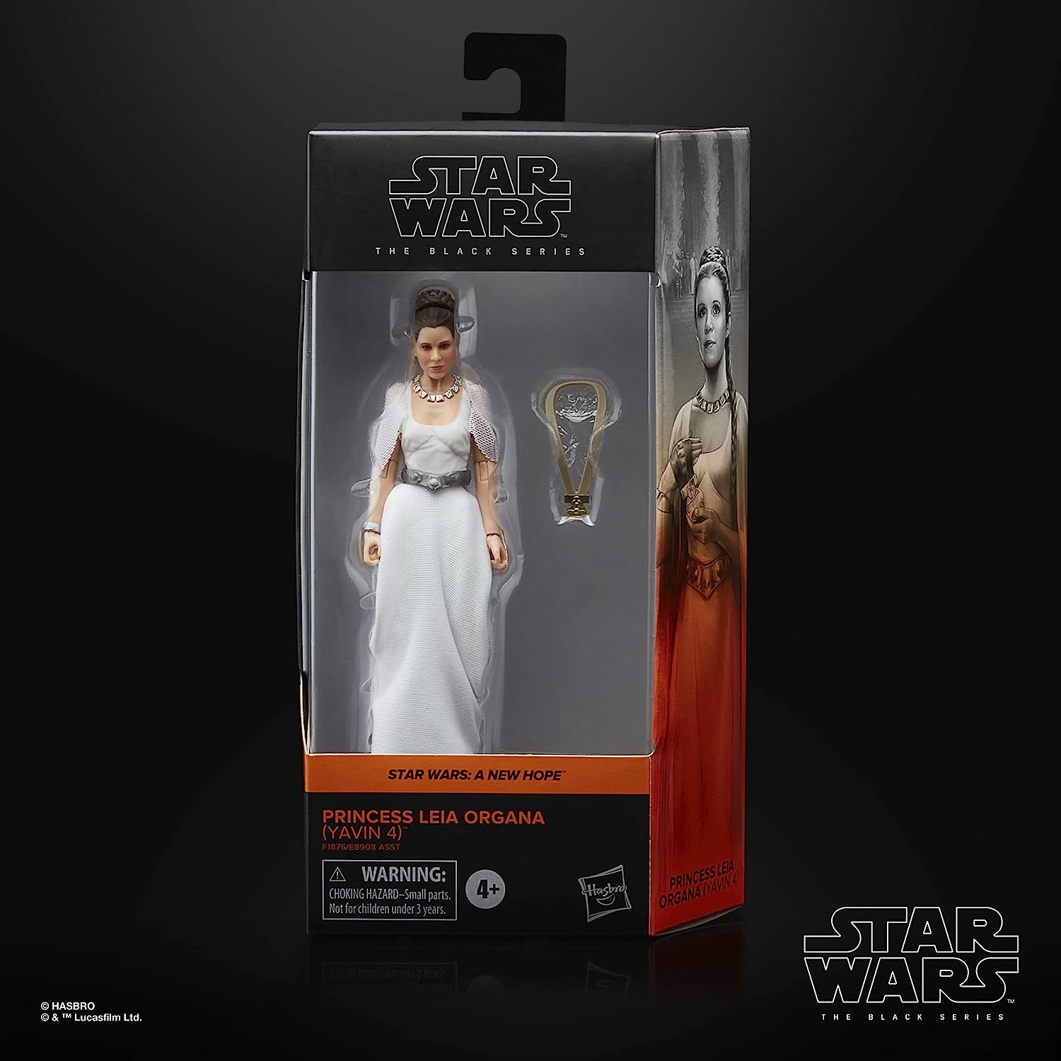 Star Wars: The Black Series - Princess Leia Organa (Yavin 4) 6" Collectible Action Figure Toys & Games Hasbro