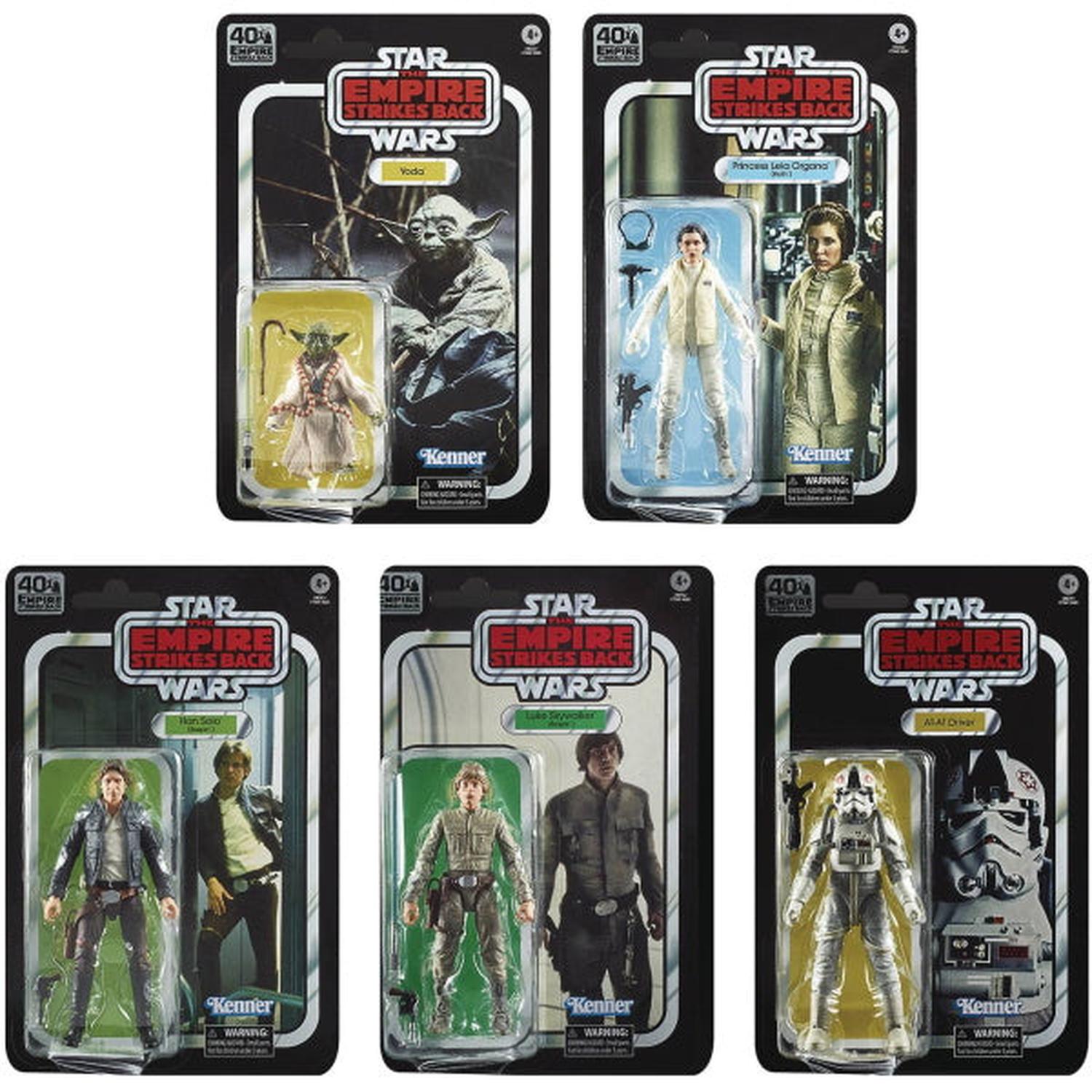 Star Wars: The Black Series - The Empire Strikes Back 40th Anniversary 6" Collectible Action Figures - Set of 5 Toys & Games Disney