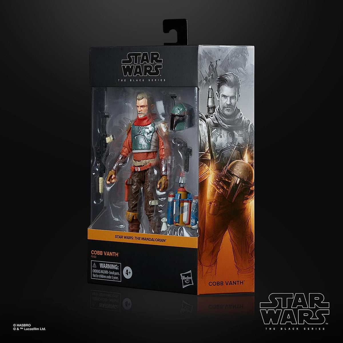 Star Wars: The Black Series - The Mandalorian Cobb Vanth 6" Collectible Action Figure Toys & Games Hasbro