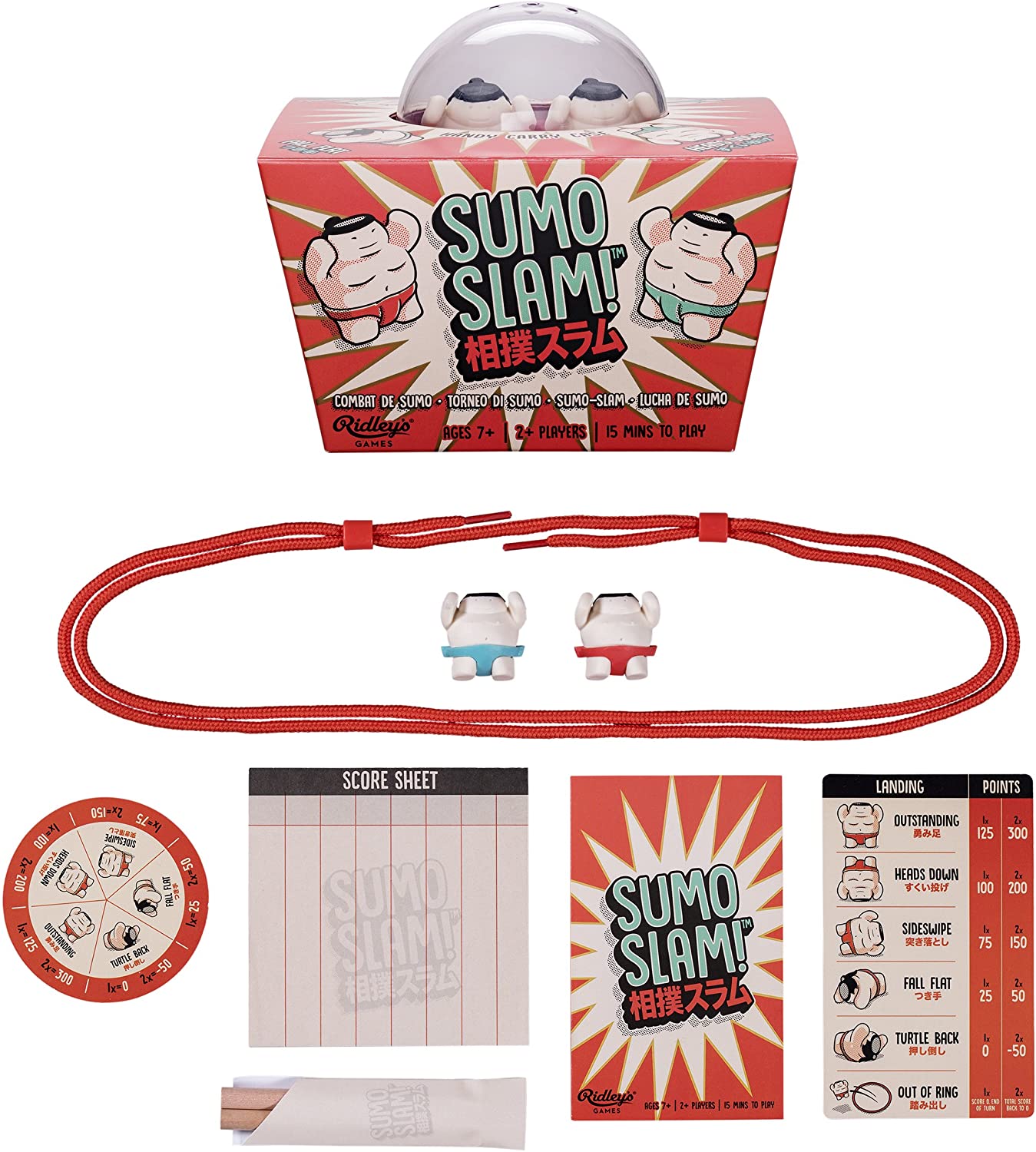 Sumo Slam! [Board Game, 2+ Players] Board Game Z-Man Games   