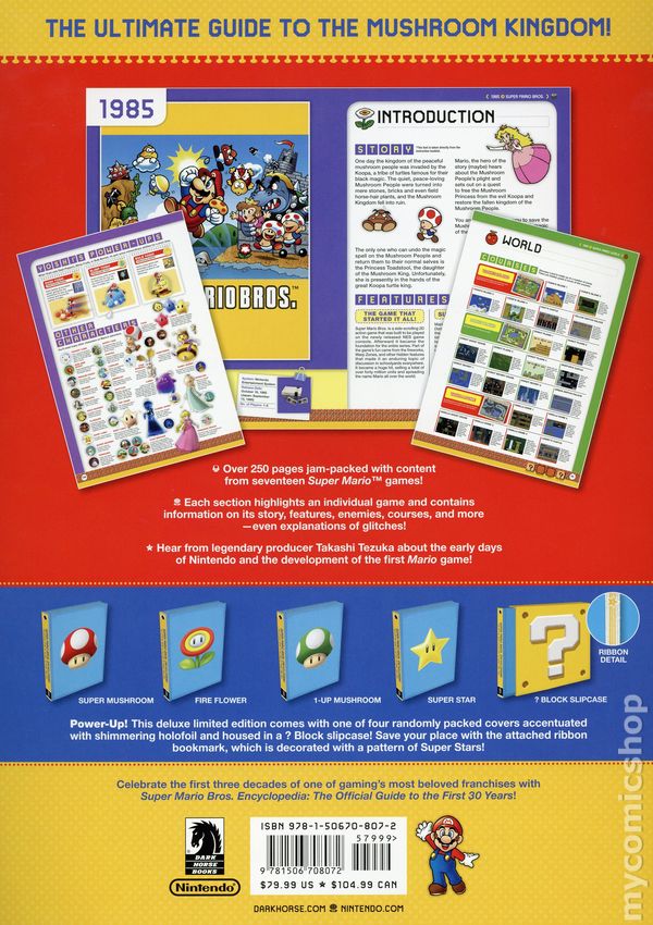 Super Mario Bros. Encyclopedia: The Official Guide to the First 30 Years - 1985-2015 [Hardcover Book] Book Dark Horse   