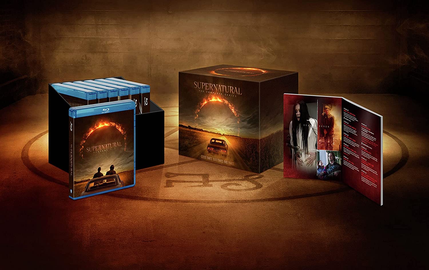 Supernatural: The Complete Series - Seasons 1-15 [Blu-Ray Box Set] DVDs & Blu-Rays Warner Bros.   