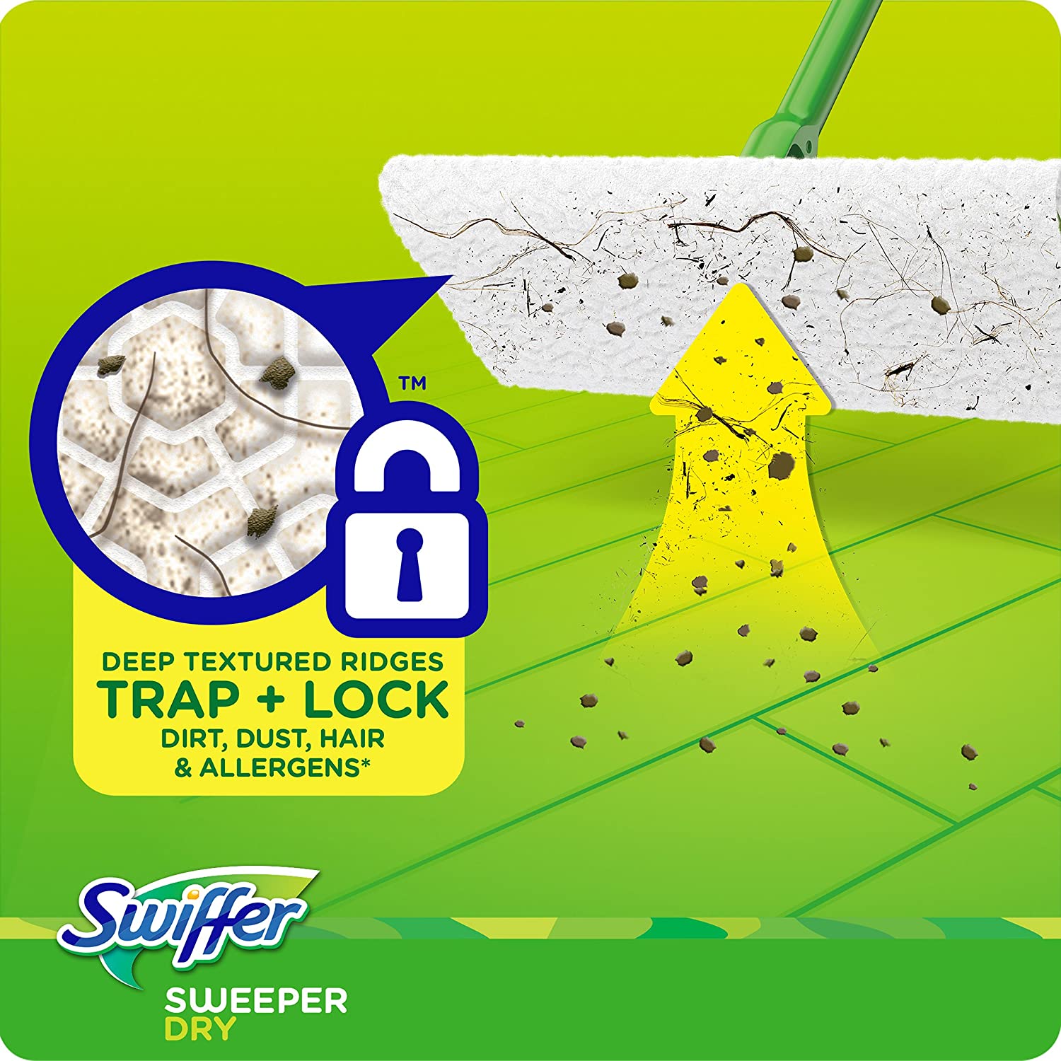 Swiffer Sweeper Dry Sweeping Pad Multi Surface Refills - Unscented -48-Count [House & Home] House & Home P & G   