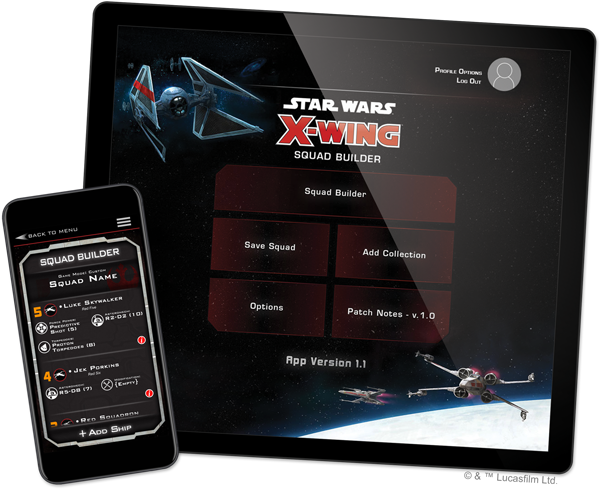 Star Wars: X-Wing Miniatures Game Core Set - 2nd Edition [Board Game, 2 Players] Board Game Fantasy Flight Games   