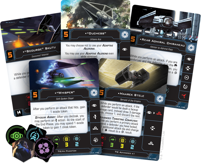 Star Wars: X-Wing Miniatures Game 2.0 - Galactic Empire Conversion Kit [Board Game, 2 Players] Board Game Fantasy Flight Games   