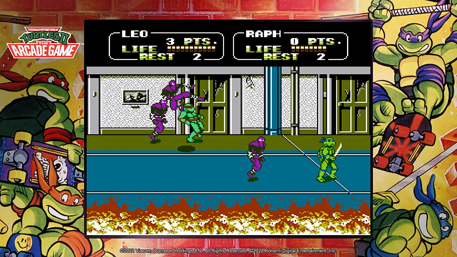 Teenage Mutant Ninja Turtles: The Cowabunga Collection [PlayStation 4] PlayStation 4 Video Game Konami   