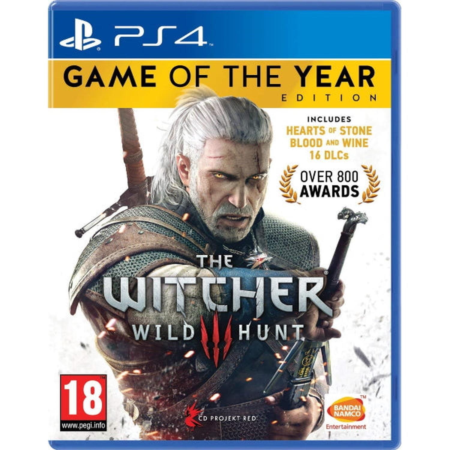 The Witcher 3: Wild Hunt - Game of the Year Edition [PlayStation 4] PlayStation 4 Video Game Bandai Namco   