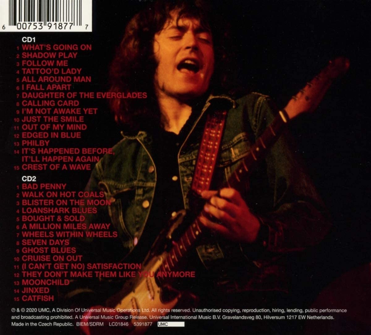 The Best Of Rory Gallagher - Deluxe Edition [Audio CD] Audio CD/Vinyl Universal Music   