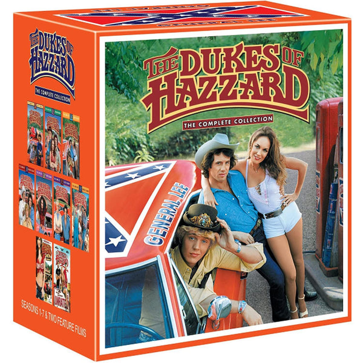 The Dukes of Hazzard: The Complete Collection - General Lee Confederate Flag Box [Collectible] DVDs & Blu-Rays Warner Bros.   
