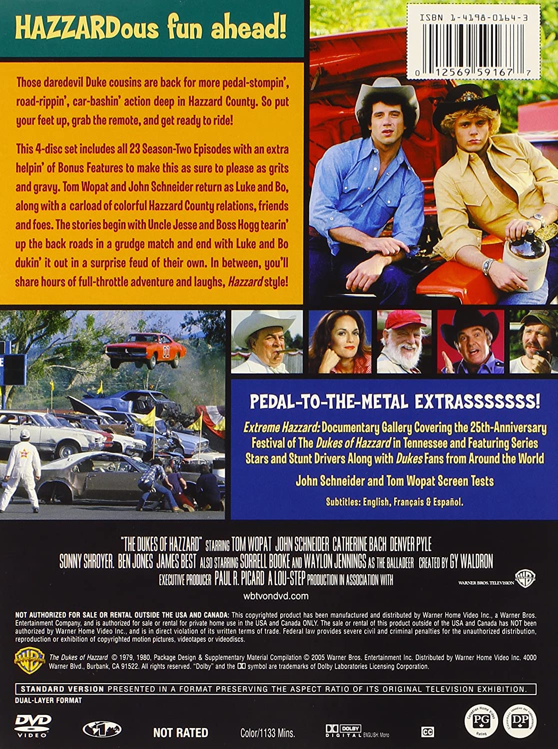 The Dukes of Hazzard: The Complete Second Season [DVD Box Set] DVDs & Blu-Rays Warner Bros.   