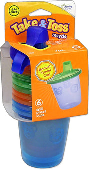 The First Years Take and Toss Spill Proof Cups - 207mL / 7 Oz [House & Home] House & Home The First Years   