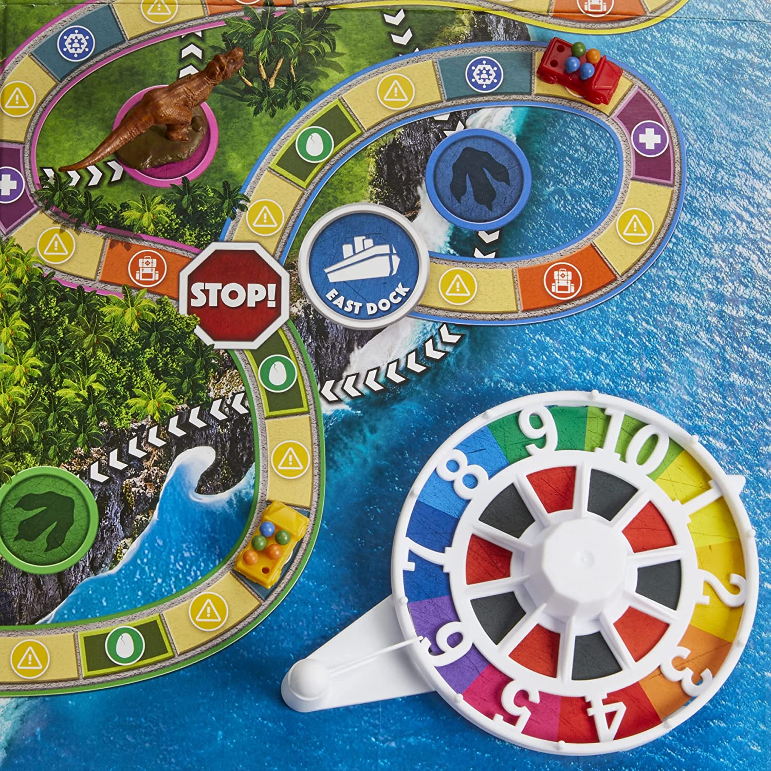 The Game of Life: Jurassic Park Edition [Board Game, 2-4 Players] Board Game Hasbro   