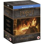 The Hobbit 3D: The Motion Picture Trilogy - Extended Edition [3D + 2D Blu-ray Box Set] DVDs & Blu-Rays Warner Bros.   